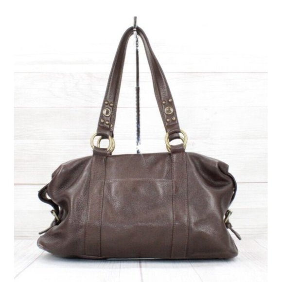 Hobo International Brown Pebbled Leather Purse Hobo Shoulder Bag - Picture 2 of 9